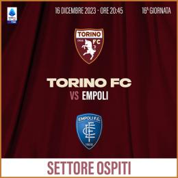 Ingressos para Torino FC vs Empoli FC Serie A já à venda