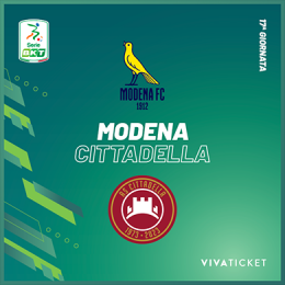 Cittadella-Modena: info prevendita settore ospite - Modena FC